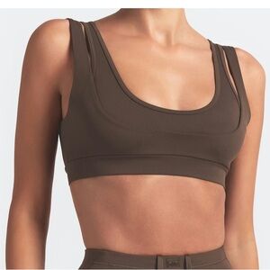 NikeSKIMS MATTE DOUBLE STRAP SCOOP BRA NWT